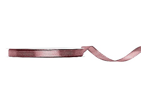 Fundite, Panglici , Benzi Craciun - PD BANDA SATIN, Satin ribbon, dark dusty rose, 6mm/25m TS6-081BRC