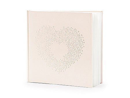 HOBBY - PD CARTE DE OASPETI 20.5*20.5CM 22F ROZ DESCHIS KWAP48-081J