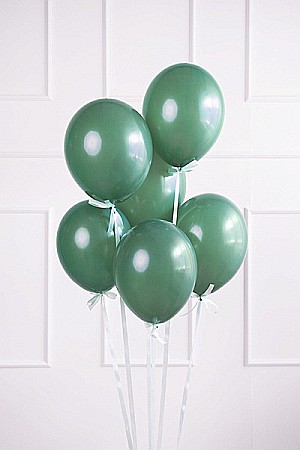 PD BALOANE Strong Balloons 27cm, pastel bottle green 10/SET SB12P-012B-10 [1]
