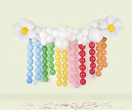 PD GHIRLANDA DIN BALOANE Pastel Baby Blue, 28cm 20/set LB11P-011-20 [1]