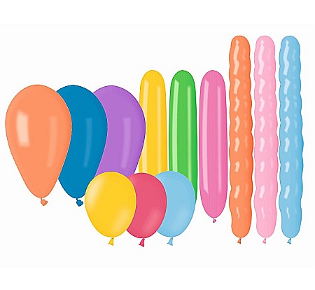 ARTICOLE PARTY - GOD BALOANE LATEX ''HIT 25'' MULTICOLORE 4 MODELE 25/SET GZ-HT25