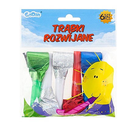 GOD FLUIERE DIN HARTIE PARTY Holographic blowouts, 4cm 6/set PZ-TRH6 [1]