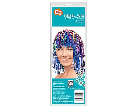 GOD PERUCA FOLIE ALUMINIU 35CM MULTICOLORA TW/M [1]