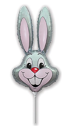 Baloane si accesorii - GOD BALON FOLIE ALUMINIU Rabbit, 36cm, grey 902537