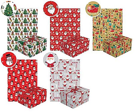 Hartie Ambalaj Christmas - GOD HARTIE AMBALAJ PAW 200*70CM NEUTRAL 19 MIX AGP200705