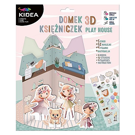DE SET CREATIV CASUTA 3D PENTRU PAPUSI KIDEA KDOKKA [1]