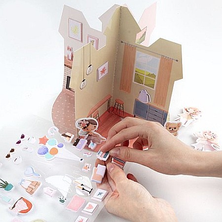 DE SET CREATIV CASUTA 3D PENTRU PAPUSI KIDEA KDOKKA [3]