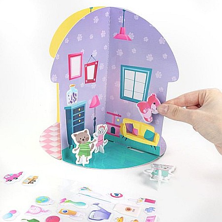 DE SET CREATIV CASUTA 3D PENTRU PISICI KIDEA KDODKKA [5]