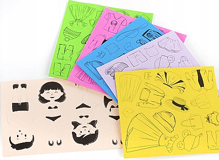 Seturi Creative pentru Copii - DE SET CREATIV 80 STICKERE FASHION STYLING KIDEA MS80KA