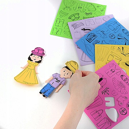 DE SET CREATIV 80 STICKERE FASHION STYLING KIDEA MS80KA [2]