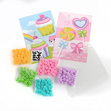 DE SET CREATIV CU STICKERE SI POMPOM ACADEA SI BRIOSA KIDEA POWSKA [3]