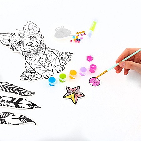 DE SET CREATIV DREAM CATCHER MYSTIC GLOW IN THE DARK LMSCMYKA [2]