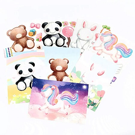 DE SET CREATIV CU STICKERE SI DIAMANTE - CREEAZA-TI PROPRIUL ANIMALDE PLUS KIDEA SWPKA [3]