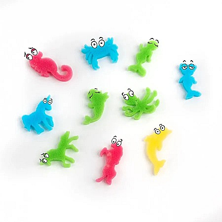 DE CAPSULE MAGICE CU ANIMALE MARINE CARE CRESC IN APA 12/SET KIDEA TKAF12KA [1]