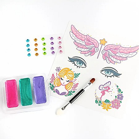 DE SET PICTURA PE FATA CU 3 CULORI, STICKERE SI DIAMANTE ZANA KIDEA FDTDKWKA [1]