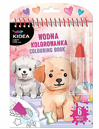 DE CARTE DE COLORAT CU MARKER MAGIC PENTRU DESEN IN APA CAINI KIDEA MWKWLKA [1]