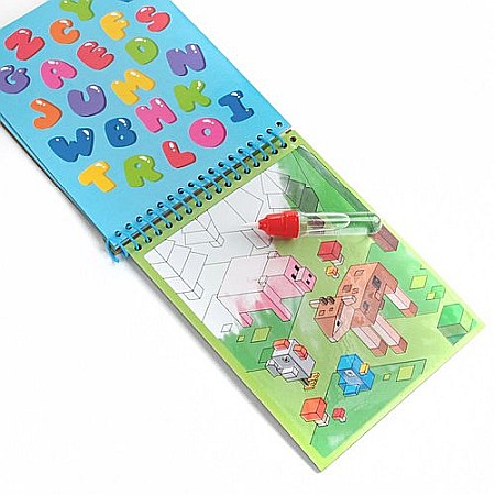 DE CARTE DE COLORAT CU MARKER MAGIC PENTRU DESEN IN APA GAME KIDEA MWKWNKA [2]