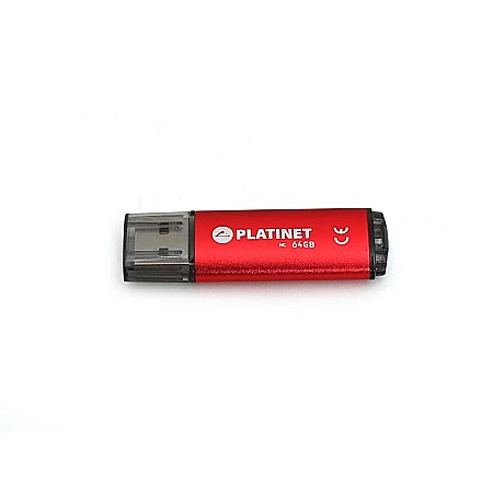 TEC FLASH USB 2.0 PLATINET 64GB RED PMFE64R/43612 [2]
