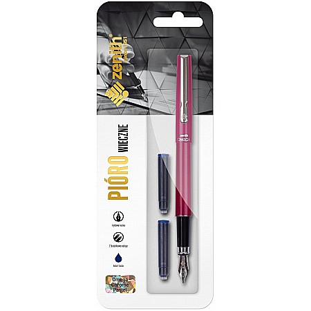 RECHIZITE SCOLARE - AS STILOU ZENITH OMEGA CHROME PASTEL + 2 PATROANE CERNEALA CULORI ASORTATE 7590140