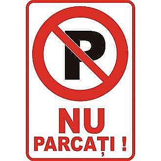 MIJLOACE DE PREZENTARE - TEM INDICATOR PROTECTIE-NU PARCATI 20*30 CM 803195