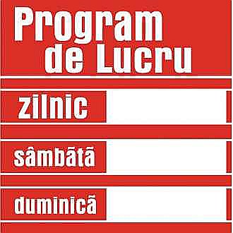 Indicatoare Securitate - TEM INDICATOR PROTECTIE-PROGRAM DE LUCRU 803205