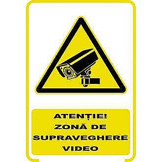 MIJLOACE DE PREZENTARE - TEM INDICATOR PROTECTIE-SUPRAVEGHERE VIDEO 803231
