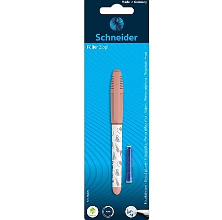 RECHIZITE SCOLARE - SCR STILOU SCHNEIDER ZIPPI CU REZERVA 2909 ROZ