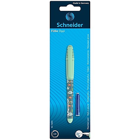 RECHIZITE SCOLARE - SCR STILOU SCHNEIDER ZIPPI CU REZERVA 2909 VERNIL