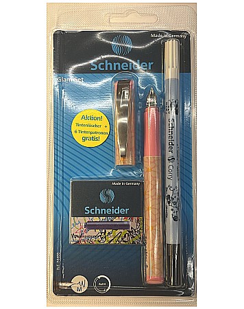 RECHIZITE SCOLARE - SCR SET STILOU + PIC SI PATROANE SCHNEIDER GLAM 24 -FLOWERS 5958