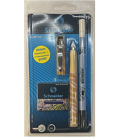 RECHIZITE SCOLARE - SCR SET STILOU + PIC SI PATROANE SCHNEIDER GLAM 24 -POSITIV 5958