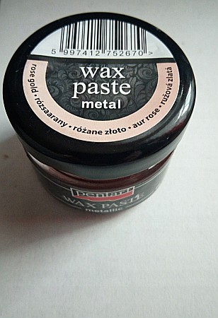 Antichizare - CA PASTA CEARA METALIZATA PENTART 20ML ROSE GOLD 35126