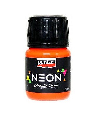 Culori Acrilice - CA CULORI ACRIL FLUORESCENTE PORTOCALIU 30ML PENTART 16477
