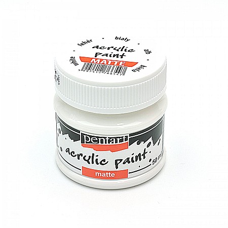 FINE ARTS&GRAPHICS - CA ACRIL PENTART 50ML MAT ALB 6547/1017