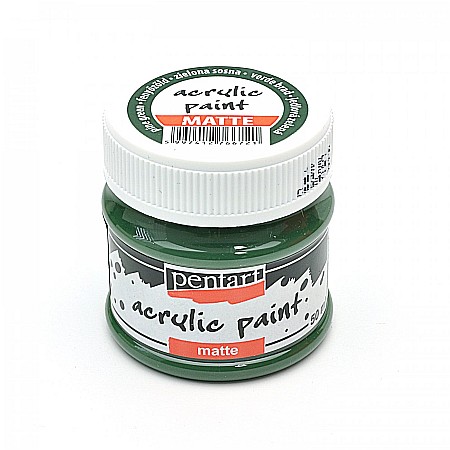 Culori Acrilice Mate - CA ACRIL PENTART 50ML MAT VERDE BRAD 6721/1312