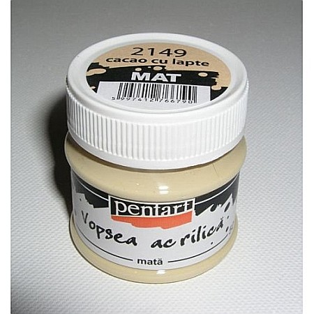 Culori Acrilice Mate - CA ACRIL PENTART 50ML MAT CACAO CU LAPTE 6790/111