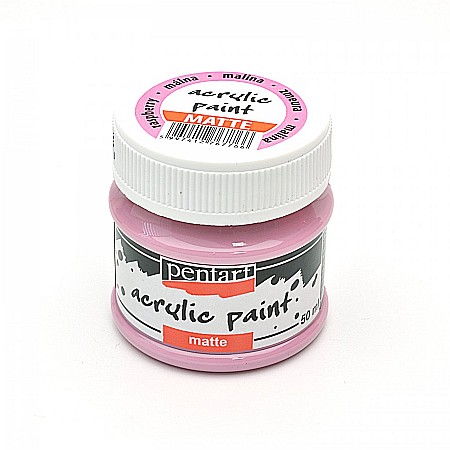 Culori Acrilice Mate - CA ACRIL PENTART 50ML MAT ZMEURA 7766/14111