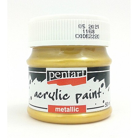 Culori Acrilice Metalizate - CA VOPSEA ACRILICA METALIZATA PENTART 50ML AURIU 2220