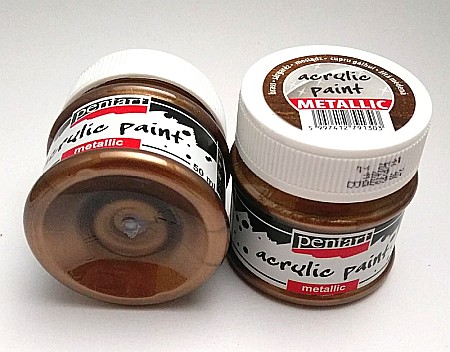 CA VOPSEA ACRILICA METALIZATA PENTART 50ML CUPRU GALBUI 29357 [1]