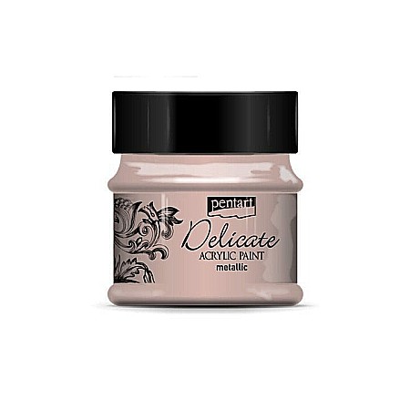 Culori Acrilice Metalizate - CA CULORI ACRILICE METALIZATE PENTART DELICATE 50ML ROSE-GOLD 29389
