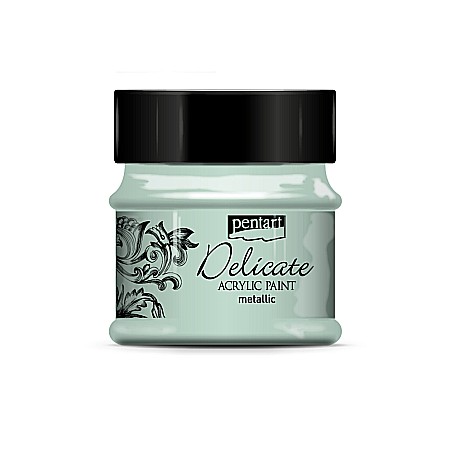 Culori Acrilice Metalizate - CA CULORI ACRILICE METALIZATE PENTART DELICATE 50ML VERDE-ARGINTIU 29390