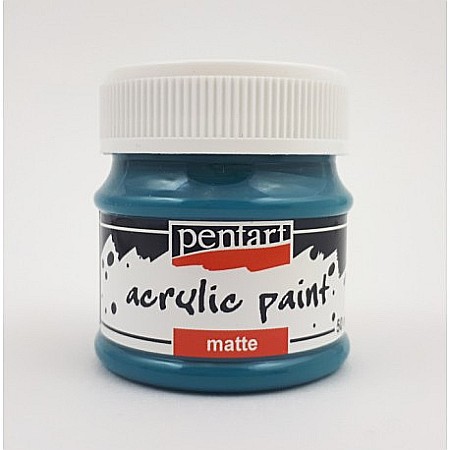 Culori Acrilice Mate - CA ACRIL PENTART MAT 50ML TURCOAZ 792997/29632