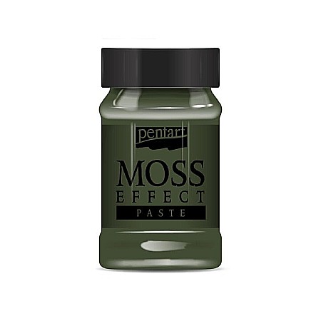 Lacuri/ Mediumuri - CA PASTA ACRILICA PENTART CU EFECT DE MUSCHI 100ML VERDE INCHIS 34741