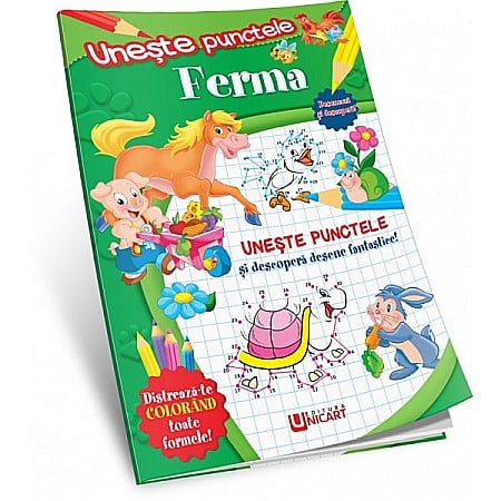 Carti Educative - UP CARTE DE COLORAT A4 UNESTE PUNCTELE-FERMA