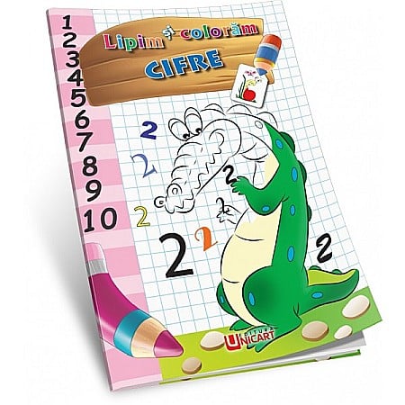 Carti Educative - UP CARTE COLORAT A4 LIPIM SI COLORAM CIFRE