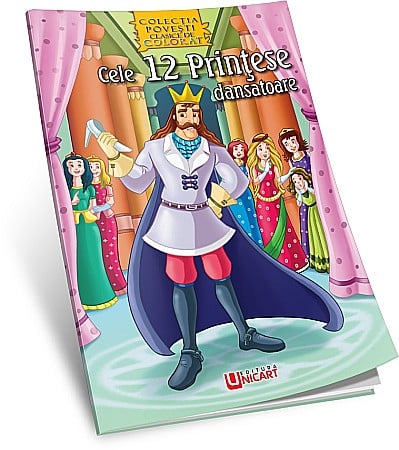 Carti de Colorat - UP CARTE COLORAT A4 CELE 12 PRINTESE DANSATOARE