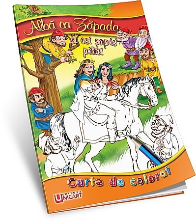 Carti de Colorat - UP CARTE COLORAT A5 ALBA CA ZAPADA
