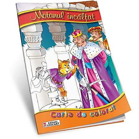 Carti de Colorat - UP CARTE COLORAT A5 MOTANUL INCALTAT