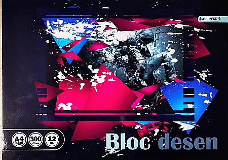 RECHIZITE SCOLARE - PA BLOC DESEN A4 12F 300g/mp 24000348