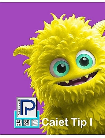 Caiete scolare - PA CAIET TIP I A5 40F 80GR  24000431
