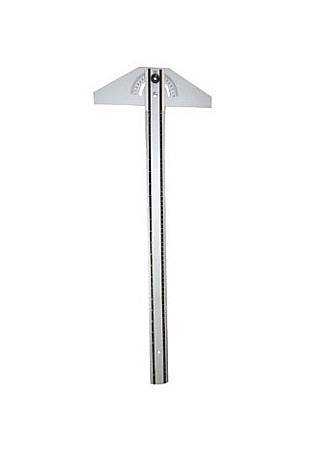 LEG RIGLA TEU 80CM ALUMINIU CAP MOBIL SI RAPORTOR T424 [1]